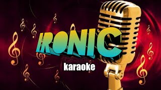 Ironic Karaoke with backup voice  Alanis Morissette [upl. by Yniatirb]