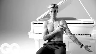 Justin Bieber Explains the Meanings of His Tattoos  Tattoo Tour  GQ [upl. by Devi384]