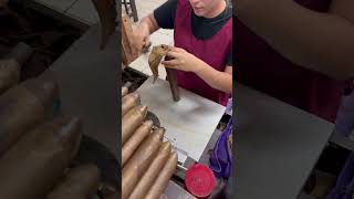 Bunching The Largest Cigar In The World 10x100 Ring Gauge shortsvideo [upl. by Juli]