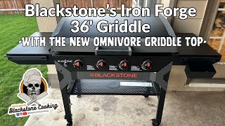 Blackstones Iron Forge Griddle with new Omnivore Griddle Top [upl. by Tristam360]