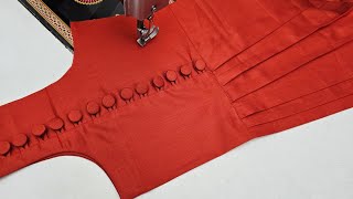 Very Creative and Latest Dori And Pintucks Kurti Design Cutting and Stitching [upl. by Soraya]