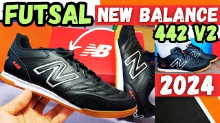 UMA DAS MELHORES CHUTEIRAS 2024👀 CHUTEIRA FUTSAL NEW BALANCE 442 V2 TEAM IN É BOA MAS NÃO É BARATA😲 [upl. by Wyndham]