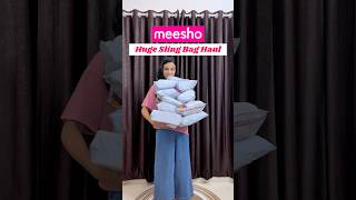 Huge sling bag haul Meesho😍 Women sling bag haul meeshohaul slingbag meeshoapp fypviral [upl. by Eila523]