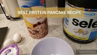 Easiest protein pancake recipe  only 4 ingredients [upl. by Ardle]