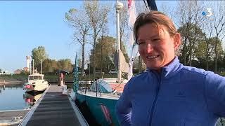 Première Route du rhum pour la Caennaise Claire Pruvot [upl. by Graehme]