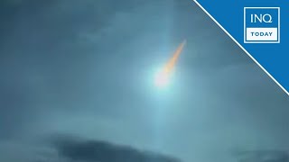 Small meteor lights up Philippine sky  INQToday [upl. by Arquit30]