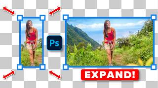 Turn Your Portraits into Epic Landscapes Easy Photoshop Tutorial [upl. by Casia]