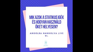 Statikus igék az angolban [upl. by Gnes464]