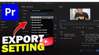 Adobe Premiere Pro Export Settings  Export Settings Premiere Pro [upl. by Aitsirhc]