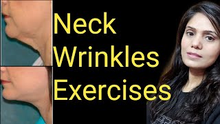 Neck Wrinkles Exercises Neck wrinkles home remedy Turkey Neck Exercises gardan ki jhuriya [upl. by Benedict]