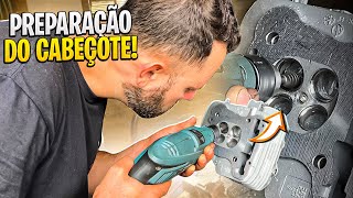 PREPAREI O CABEÇOTE DA XRE 300 PRO MODO RACING [upl. by Onit118]