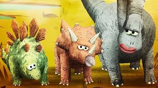 StoryBots Dinosaur Songs  Apatosaurus Triceratops Tyrannosaurus Rex Velociraptor and Stegosaurus [upl. by Lenore]