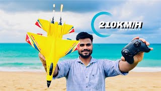 Worlds Fastest RC Plane🔥 Speed 210kmh  Foam Fighter  Crazybuzz Tvrcplanecrazybuzztv [upl. by Anahsahs]