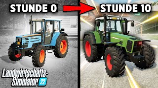 Ich habe 10 Stunden damit verbracht eine Farm von Grund auf zu bauen Landwirtschafts Simulator 22 [upl. by Eussoj]