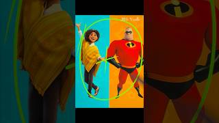 Camilo Encanto mixing with Bob Parr Incredibles mixingcharacters aiart mixing shorts [upl. by Hairym525]