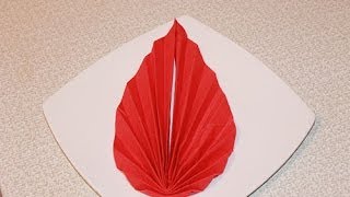 Napkin folding techniques [upl. by Laurinda589]