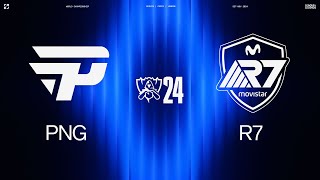 Worlds 2024 Fase de Entrada  paiN Gaming x Movistar R7 Jogo 2 [upl. by Pacian]