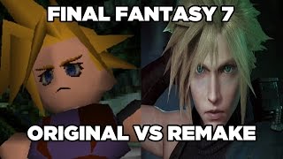 Final Fantasy VII  Original vs Remake [upl. by Cynar]