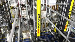 Storage and Retrieval Machine HighBay Warehouse Logistics Software Vinamilk in Asia [upl. by Knorring]