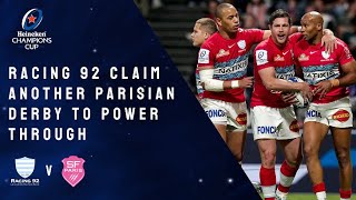 Highlights  Racing 92 v Stade Francais Paris  Round of 16 │Heineken Champions Cup Rugby 202122 [upl. by Eentihw]