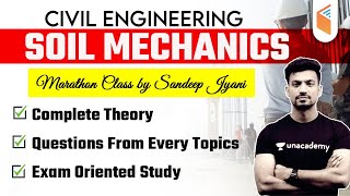 Soil Mechanics  Marathon Class Civil Engineering by Sandeep Jyani  Complete Theory [upl. by Winwaloe]