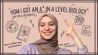 HOW I GOT A IN A LEVEL BIOLOGY  TOP revision tips resources notes amp websites to ace your exams [upl. by Aylsworth766]