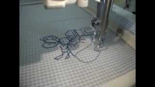 Bernette Deco 340 Bernina Embroidery Machine by Dona Fuinha Workshop [upl. by Aivan]