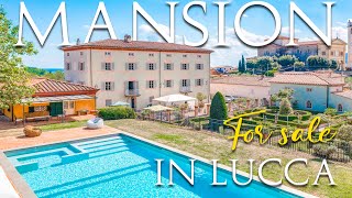 MAJESTIC LUXURY VILLA WITH PARK FOR SALE IN LUCCA TUSCANY  ROMOLINI [upl. by Lamb]