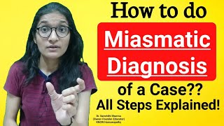 How to do Miasmatic Diagnosis of a Case [upl. by Krum]