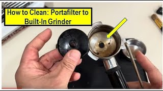 Complete Cleaning Guide for the Breville Espresso Machine Portafilter to the Builtin Grinder [upl. by Thessa826]