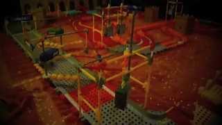 Knex Bowser Castle 2 SNES [upl. by Itnavart]