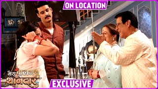 Mera Balam Thanedaar On Location VeerBulbul Ko Gharwalo Ne Di Shocking Khabar Aaya Twist [upl. by Thevenot293]