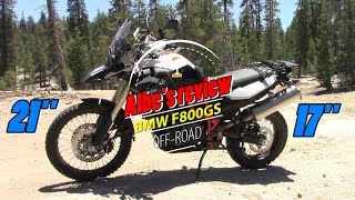 BMW F800GS off road specs and review [upl. by Krystal957]