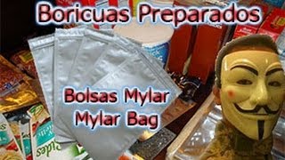 Como Guardar Alimentos en Bolsas Mylar  Boricuas Preparados [upl. by Aric]