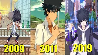 Evolution of A Certain Magical Index Games 20092019 とある魔術の 禁書目録 HD [upl. by Niveek203]