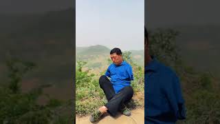 The disabled man is tired and sits on the road viralvideo shorts youtubeshorts poordisabledman [upl. by Gladine562]