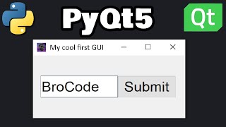 Python PyQt5 LINE EDITS are easy 💬 [upl. by Neils711]