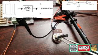 How to convert an Arduino PWM signal to an Analog signal DAC 05V part 1 [upl. by Goat]