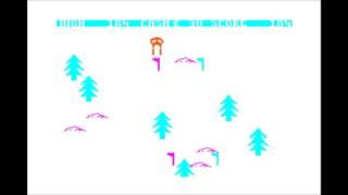 Horace Goes Skiing for the TRS80 CoCo [upl. by Barncard925]