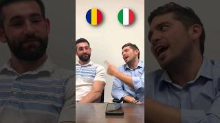 RUMENO VS ITALIANO 🇮🇹 🇷🇴 italian romanian [upl. by Dranoc]