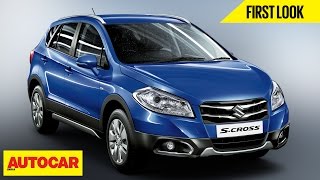 MarutiSuzuki SCross  First Look  Autocar India [upl. by Anuahsat]