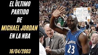 El Último Partido de Michael Jordan en la NBA COMPLETO en español 💯 [upl. by Finer]