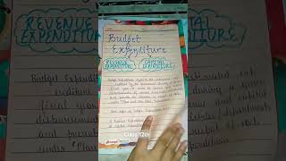 Economics Government Budget and its componentsclass 12thproject study material [upl. by Yeldahc]