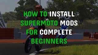 How to Install and Ride Supermoto MX Bikes Mods 2024 [upl. by Eimilb]