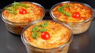 ❗️This is so delicious🔝A new way to make super tasty mini casseroles for family dinner [upl. by Sinnod]