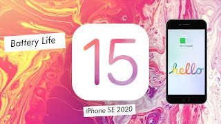 iPhone SE 2020 Battery Life  iOS 15 Beta 2021 [upl. by Male]