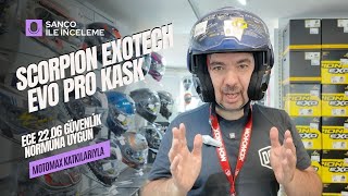 Scorpion Exotech Evo Pro kask incelemesi [upl. by Emse931]