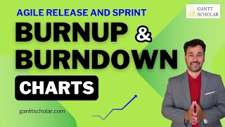 Burnup Chart and Burndown Chart in Scrum Agile [upl. by Stronski]