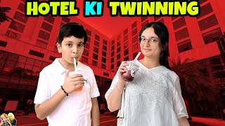 HOTEL KI TWINNING  Aayu and Pihu Show [upl. by Arocahs]