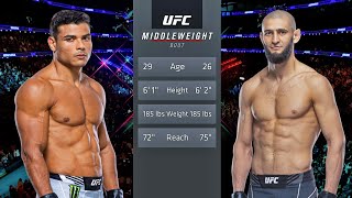 UFC 294 Paulo Costa vs Khamzat Chimaev Full Fight [upl. by Elset151]